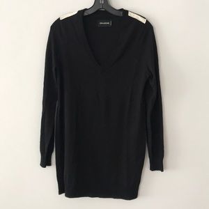 Zadig and Voltaire black tunic sweater